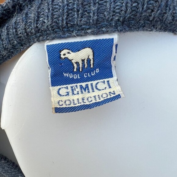 Vintage 90s V-Neck Geometric Print Grandpa Dad Sweater - Picture 6 of 10